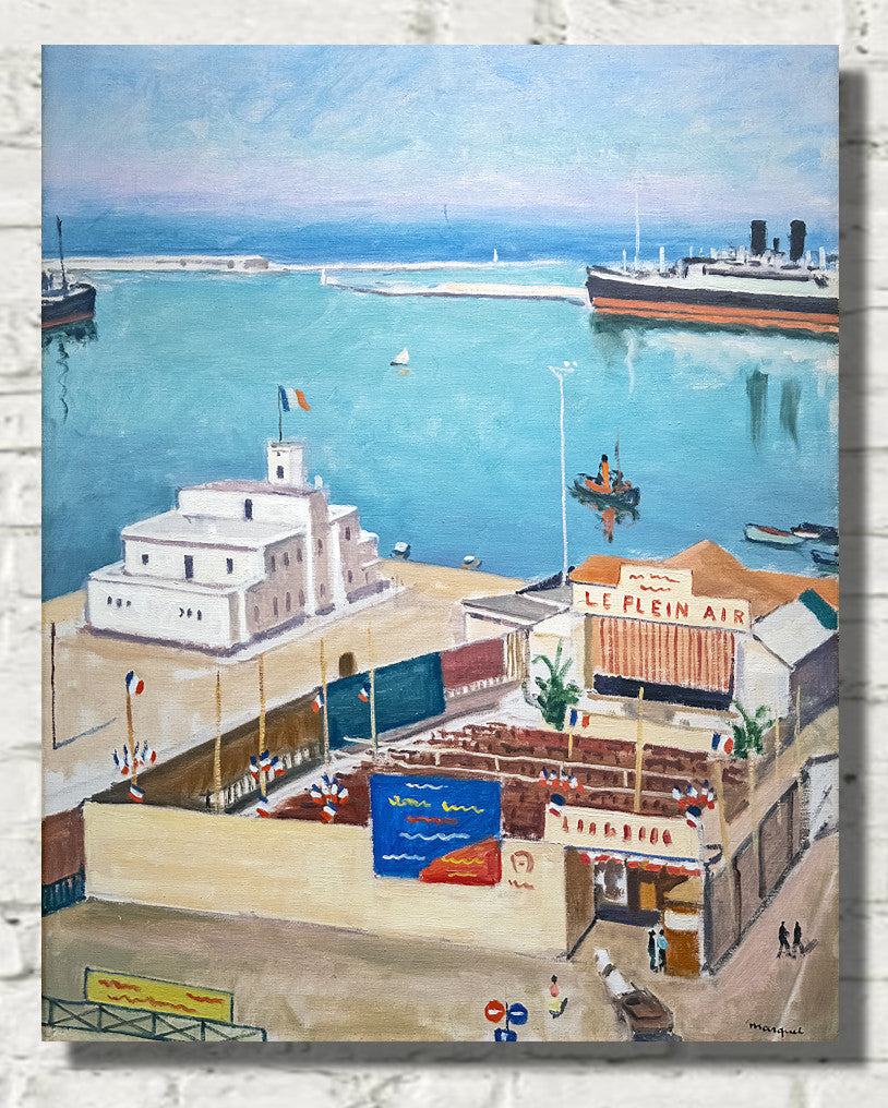 Open air theater, Algiers, Albert Marquet, Morocco Landscape