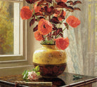 Oriental Poppy and Coleus in a Cloisonné vase, Jessica Hayllar Fine Art Print