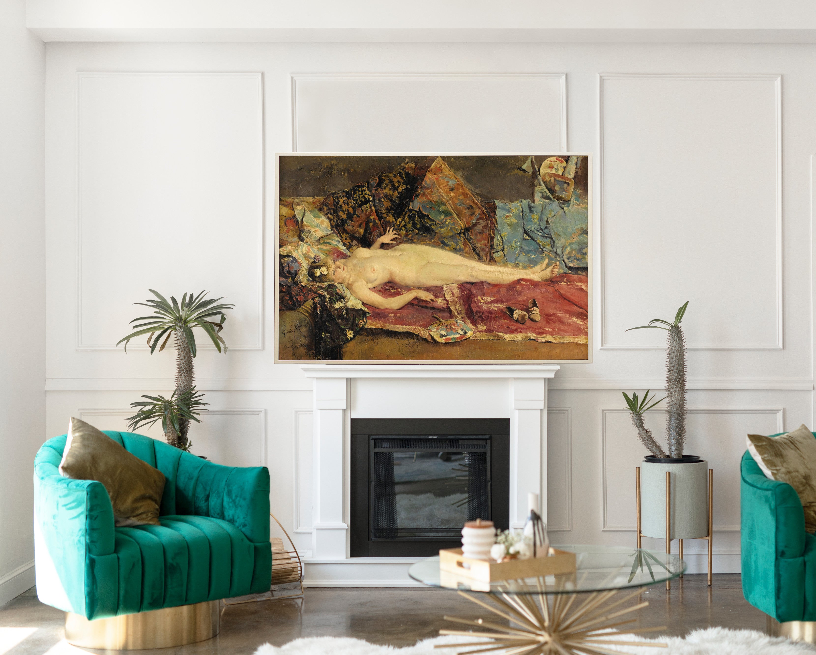 Orientalist Nude, José García Ramos Fine Art Print