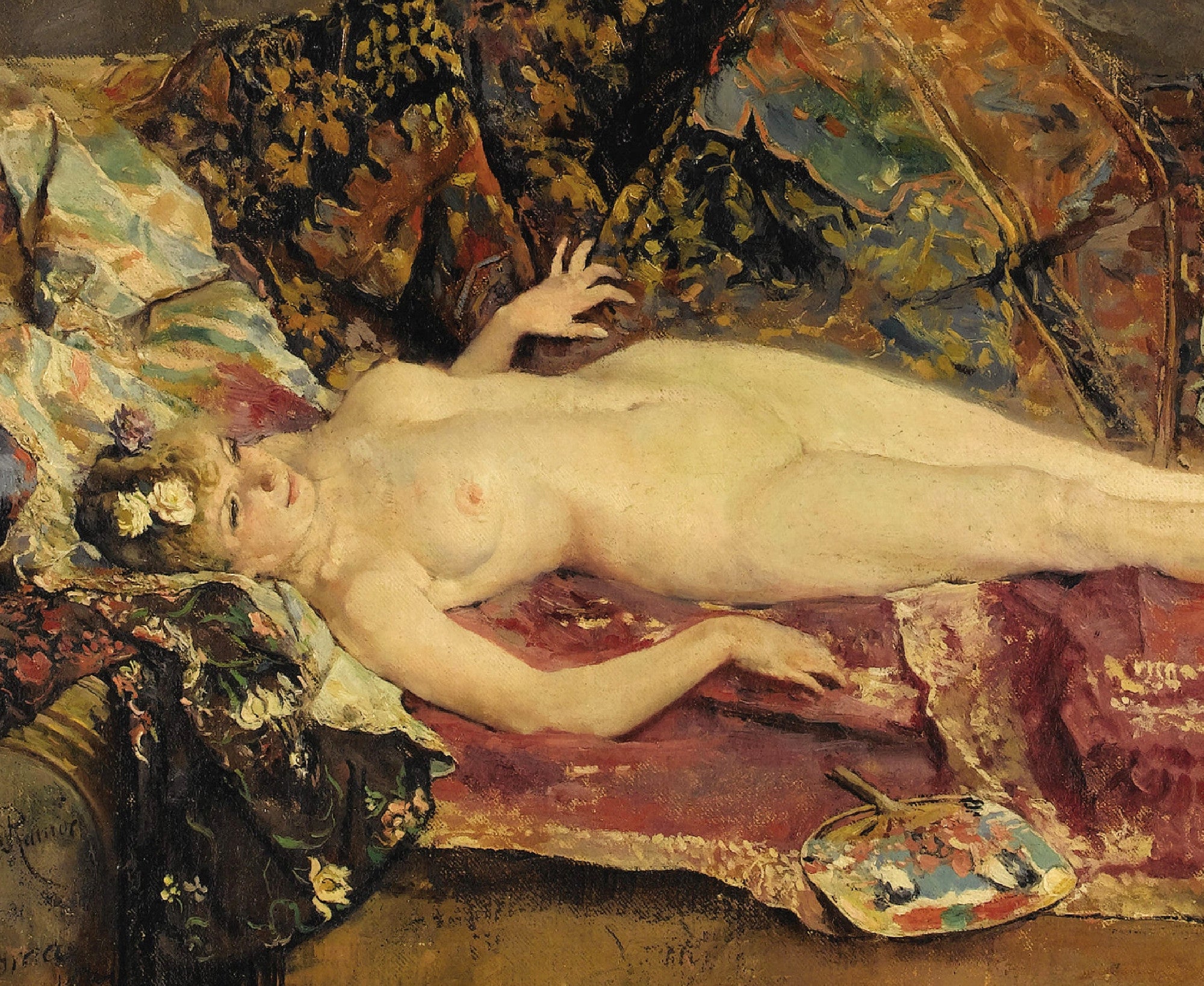 Orientalist Nude, José García Ramos Fine Art Print