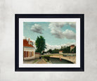 Outskirts of Paris, Henri Rousseau Framed Art Print