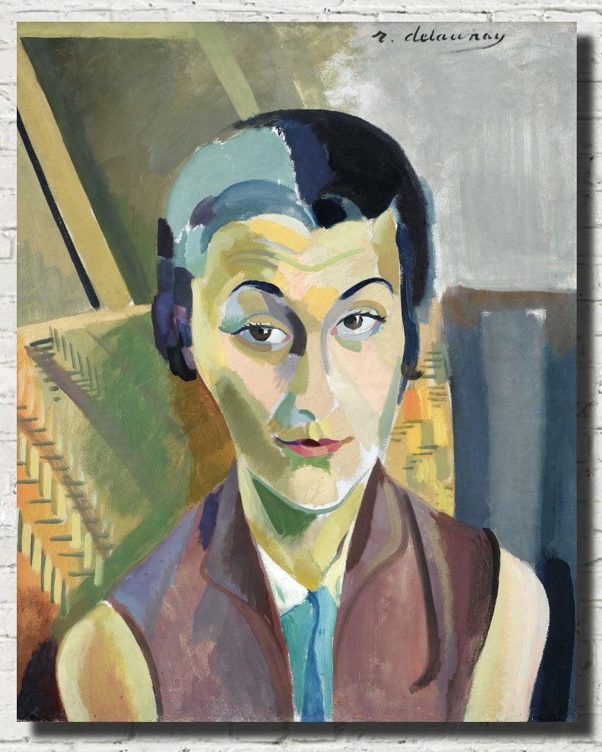 Robert Delaunay Fine Art Print, Portrait of Maria Lani