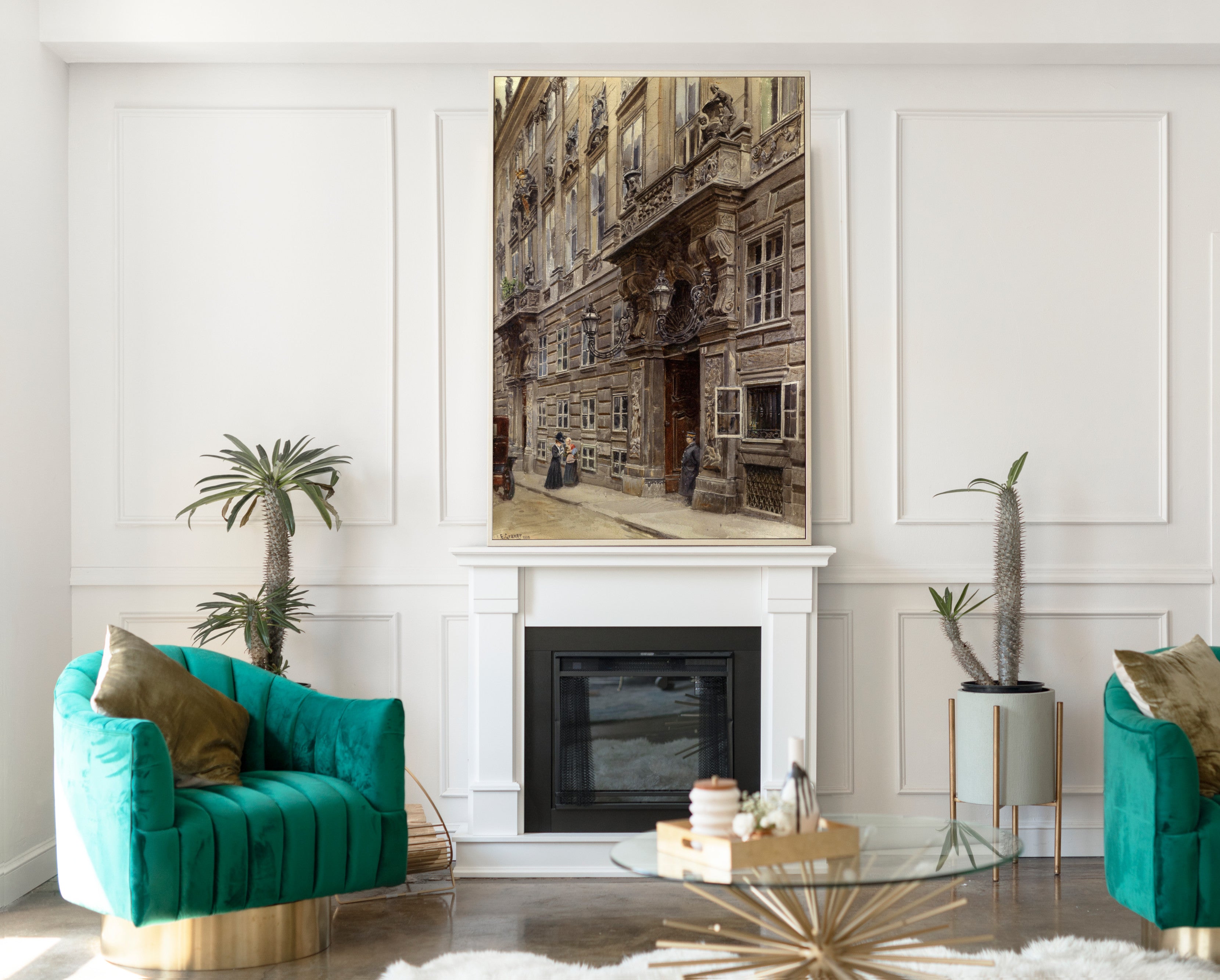 The Winter Palace of Prince Eugene, Vienna, Ernst Graner Fine Art Print