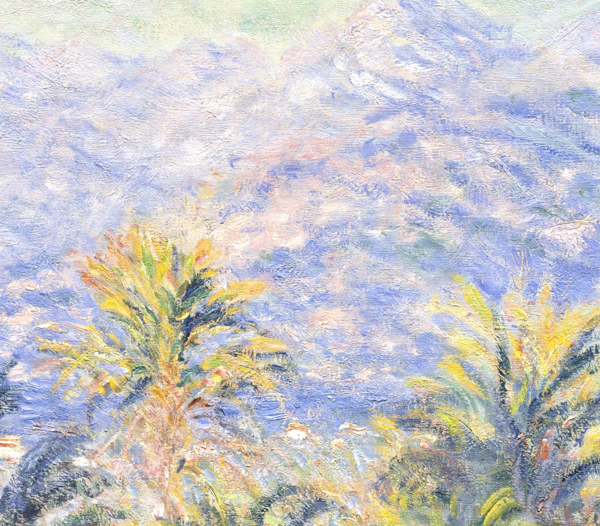 Claude Monet Fine Art Print, Palm Trees at Bordighera