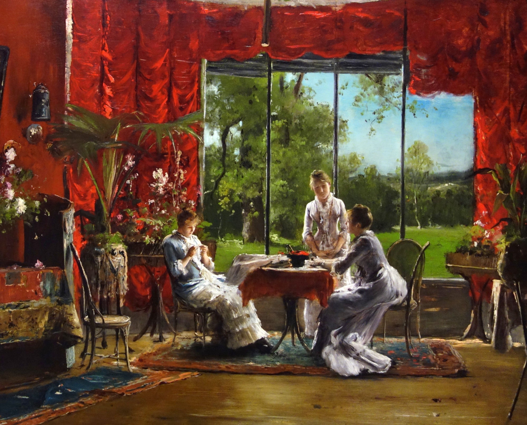 Mihály Munkácsy Fine Art Print, Paris Interior