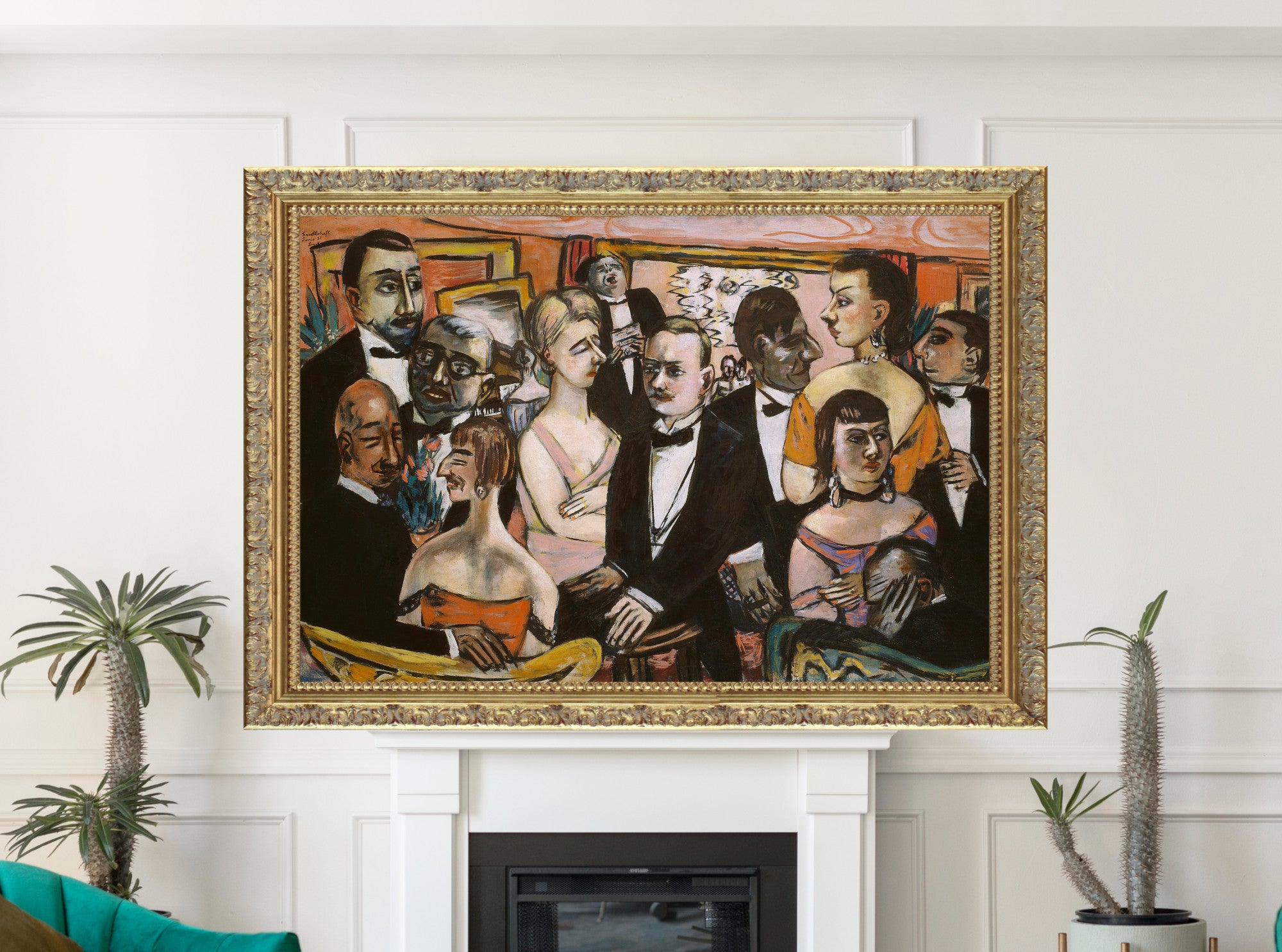 Max Beckmann, Paris Society (Gesellschaft Paris, 1931)  - New Objectivity
