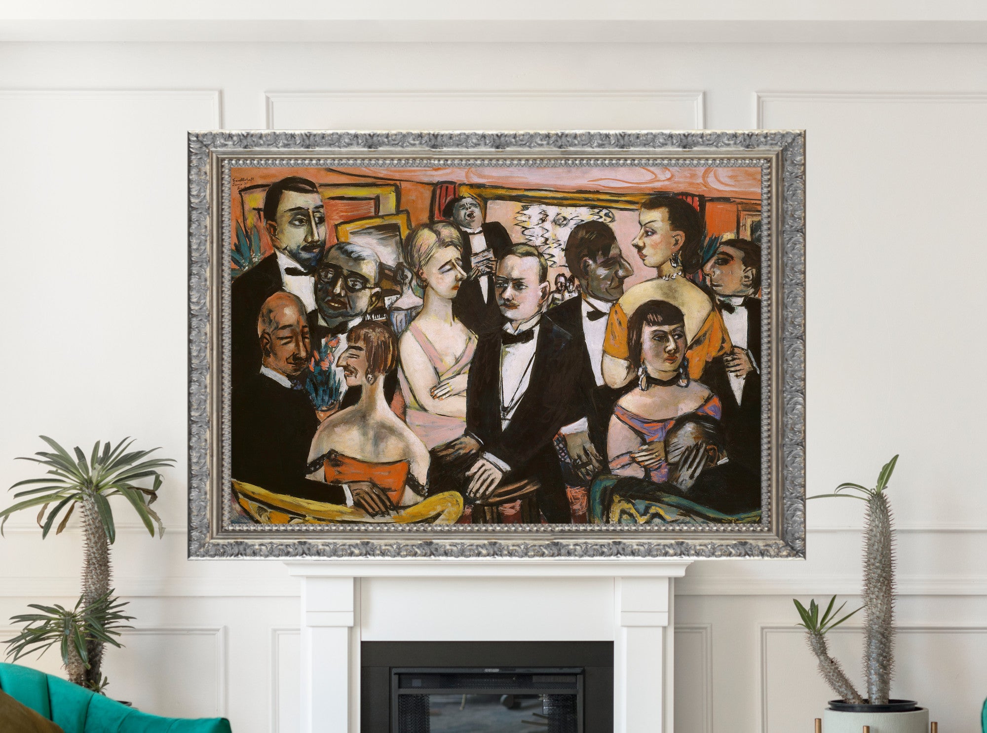 Max Beckmann, Paris Society (Gesellschaft Paris, 1931)  - New Objectivity