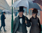 Gustave Caillebotte Fine Art Print : Paris Street Rainy Day