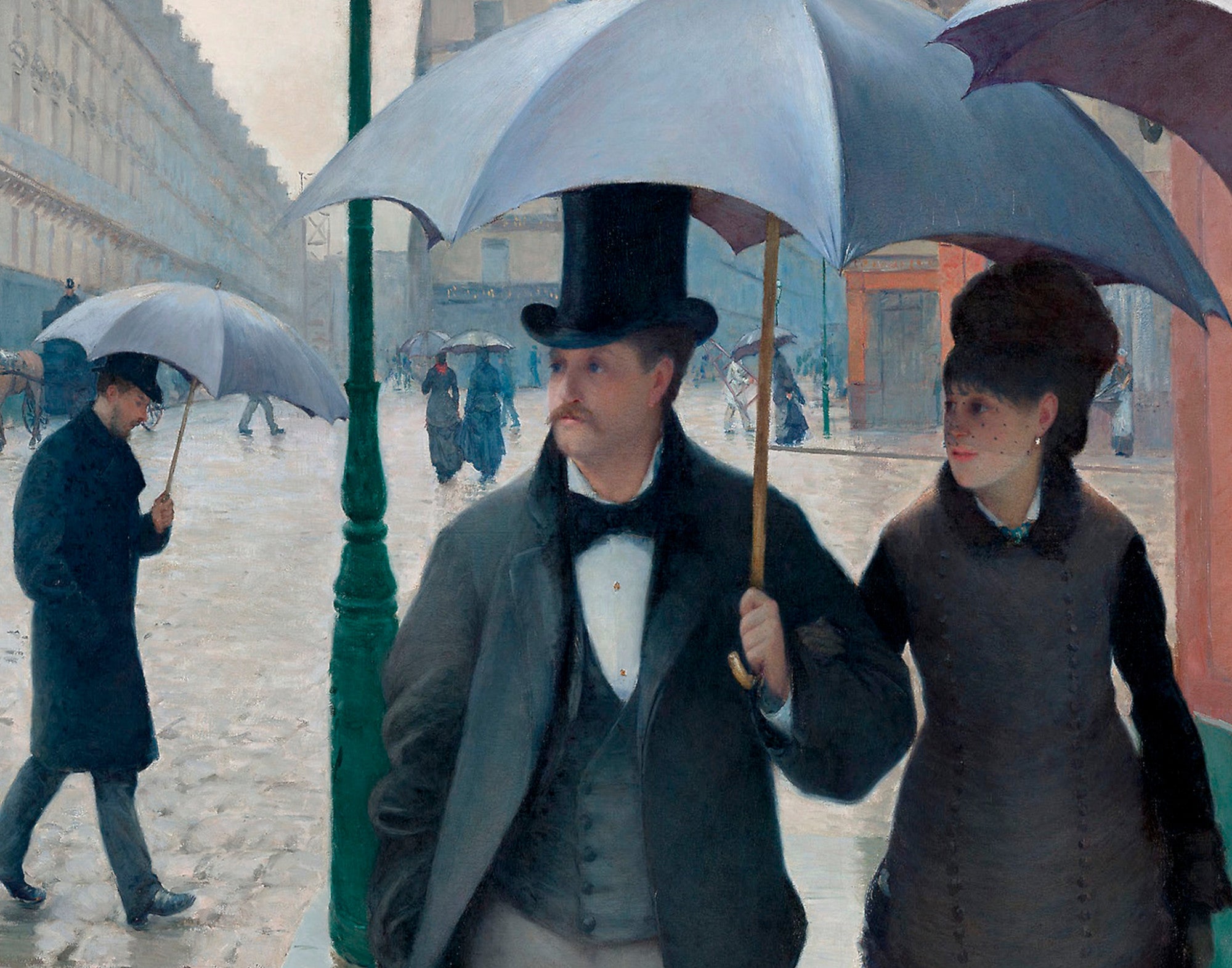 Gustave Caillebotte Fine Art Print : Paris Street Rainy Day