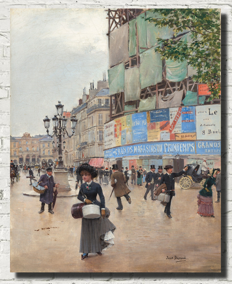 Jean Béraud Impressionist Fine Art Print, Paris, rue du Havre