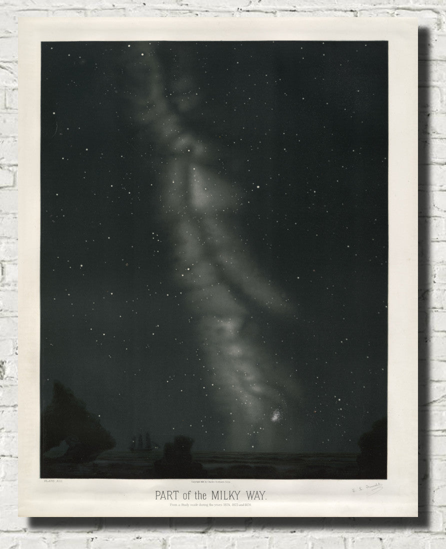 Étienne Léopold Trouvelot Fine Art Print, The Milky Way