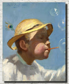 Paul Peel Fine Art Print, The Bubble Boy