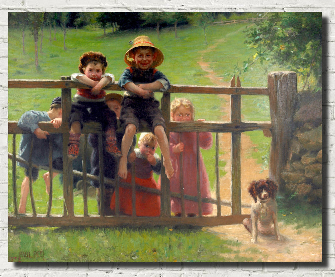 Paul Peel Fine Art Print, Orchestra Chairs