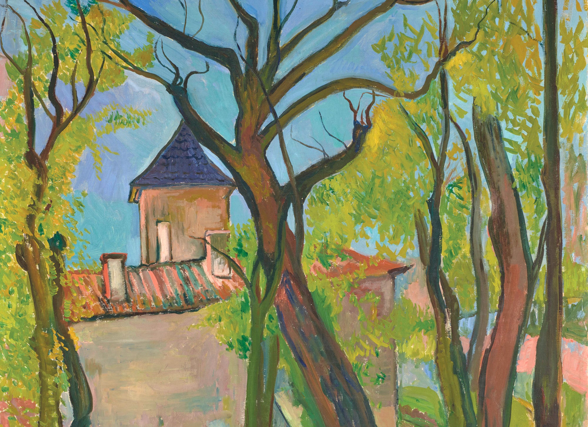 Suzanne Valadon Fine Art Print : Paysage à Saint-Bernard