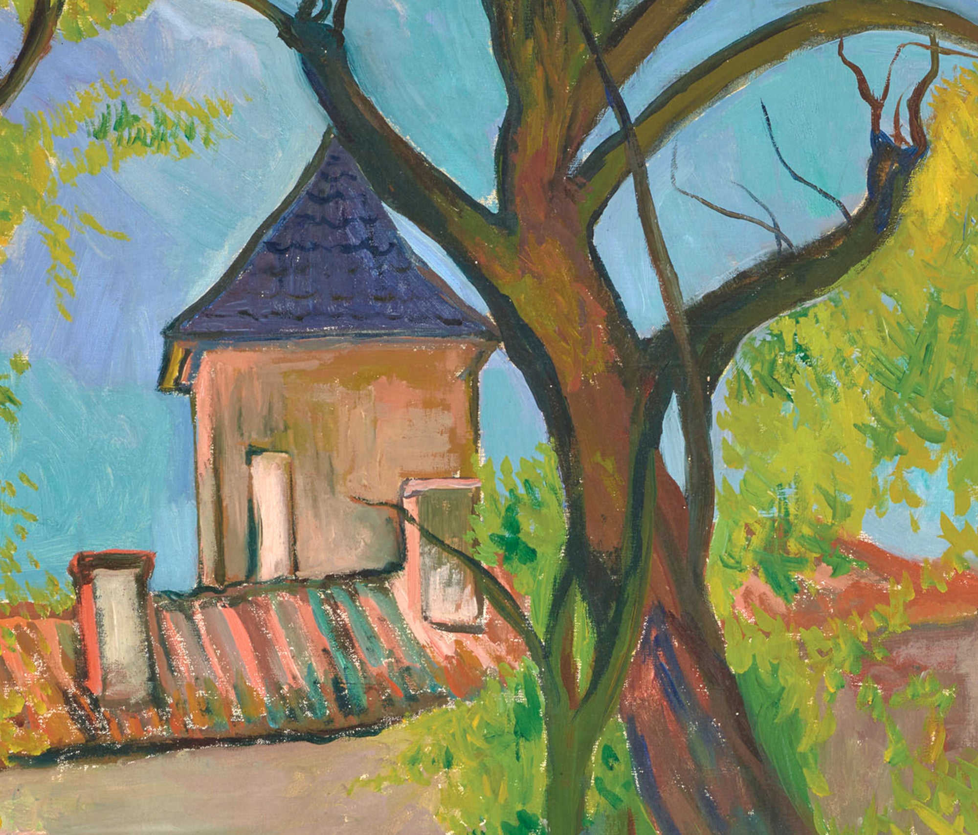 Suzanne Valadon Fine Art Print : Paysage à Saint-Bernard