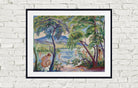 Landscape with bathers, Colombier, Henri Manguin, Paysage aux baigneuses, Colombier