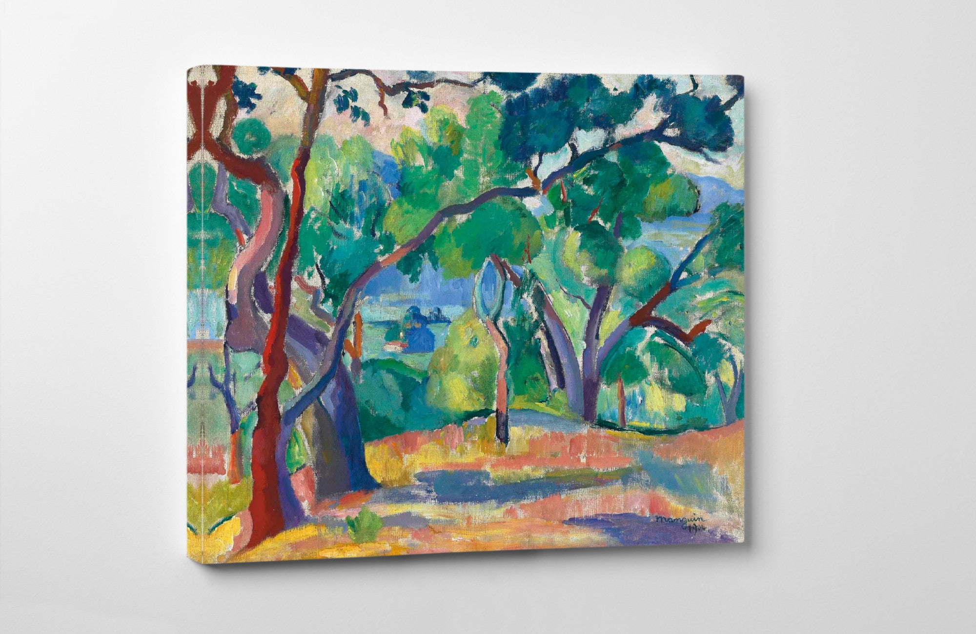 Saint-Tropez Landscape, Henri Manguin, Paysage de Saint-Tropez
