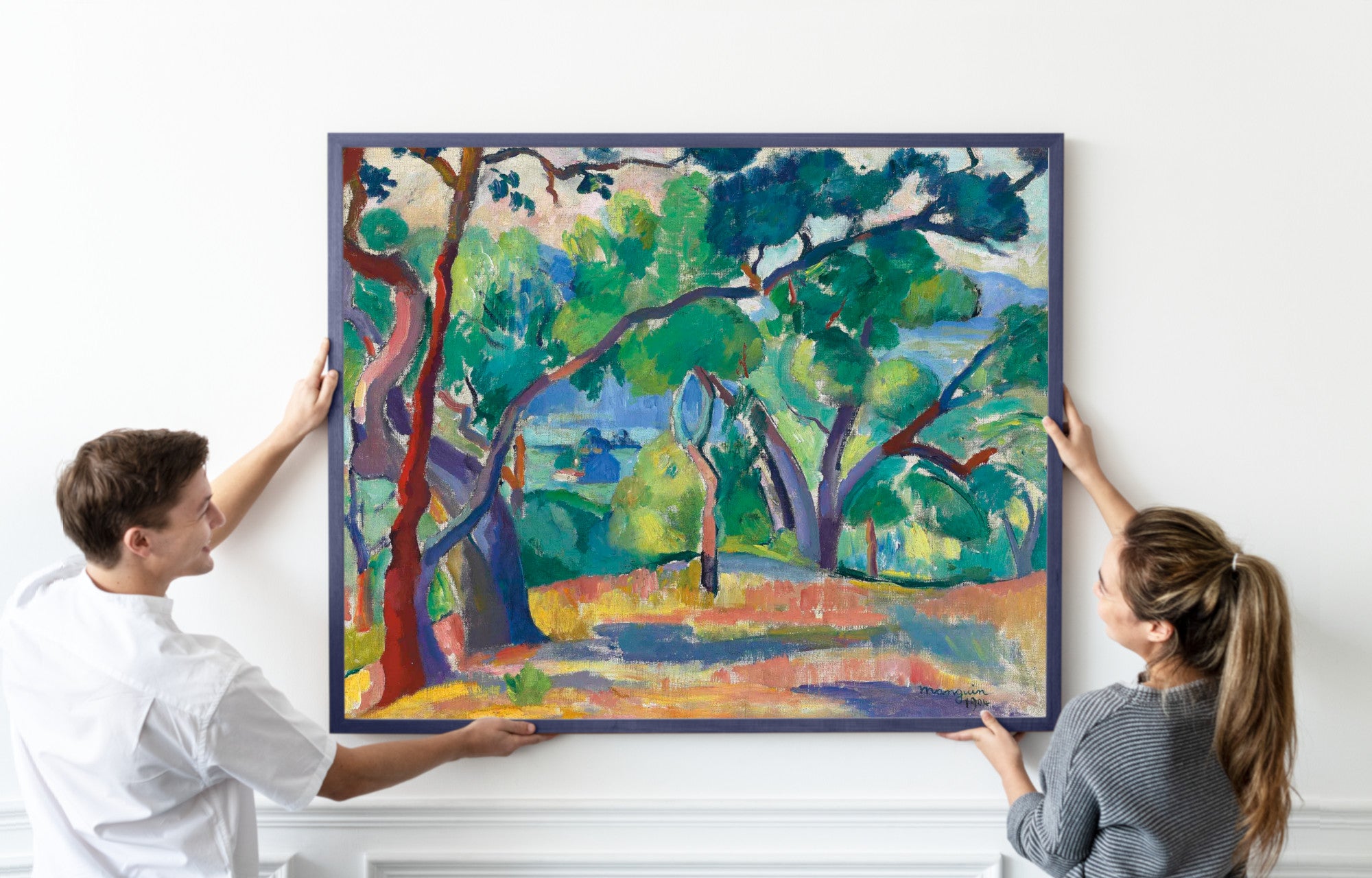 Saint-Tropez Landscape, Henri Manguin, Paysage de Saint-Tropez