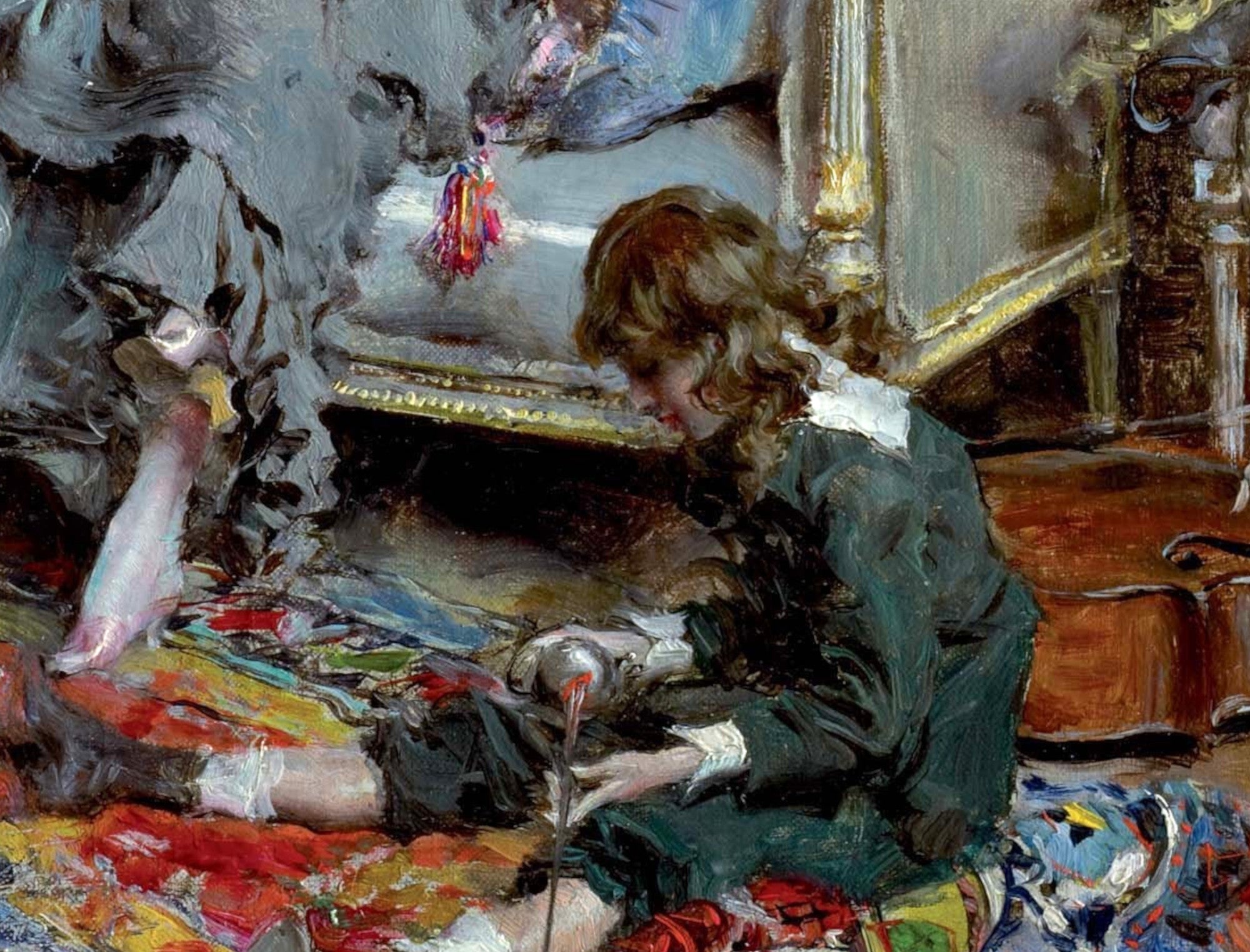 Giovanni Boldini Fine Art Print, Peaceful Days