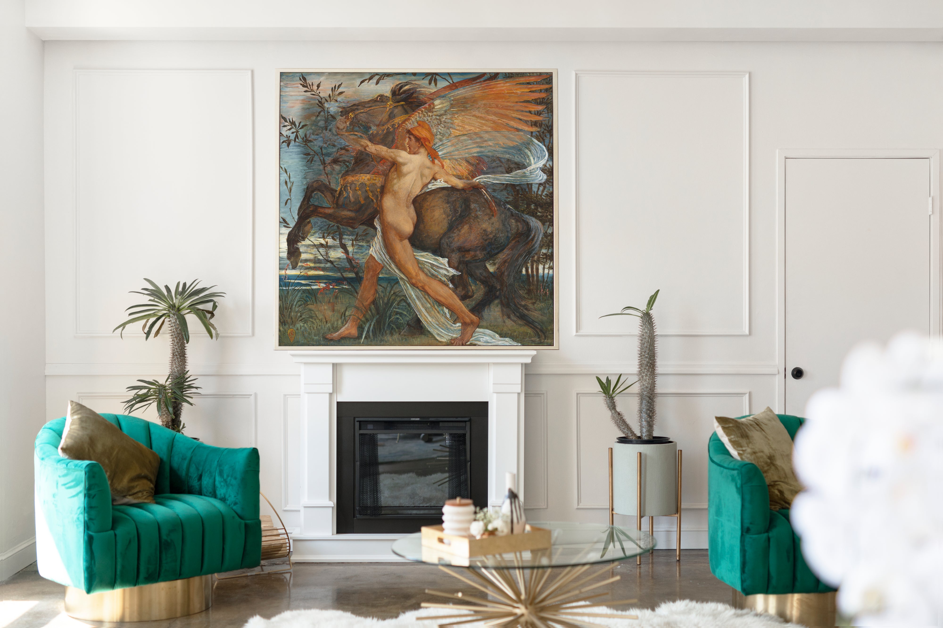 Pegasus, Walter Crane Fine Art Print
