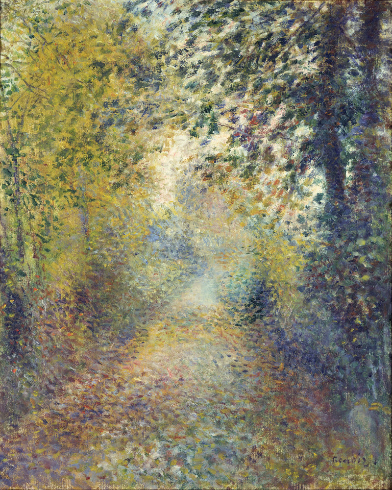 In The Woods Renoir, Impressionist Fine Art Print