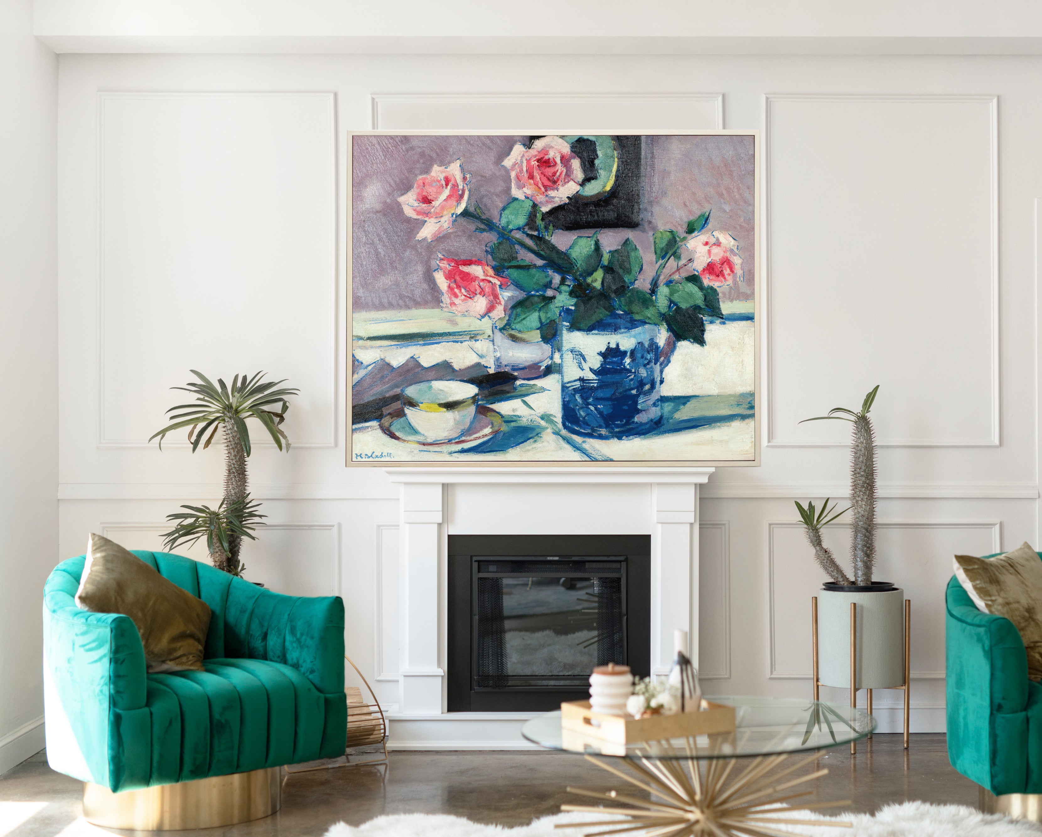 Pink Roses, Francis Cadell Fine Art Print