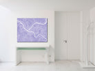 Pittsburgh City Street Map Print Feature Wall Art Poster