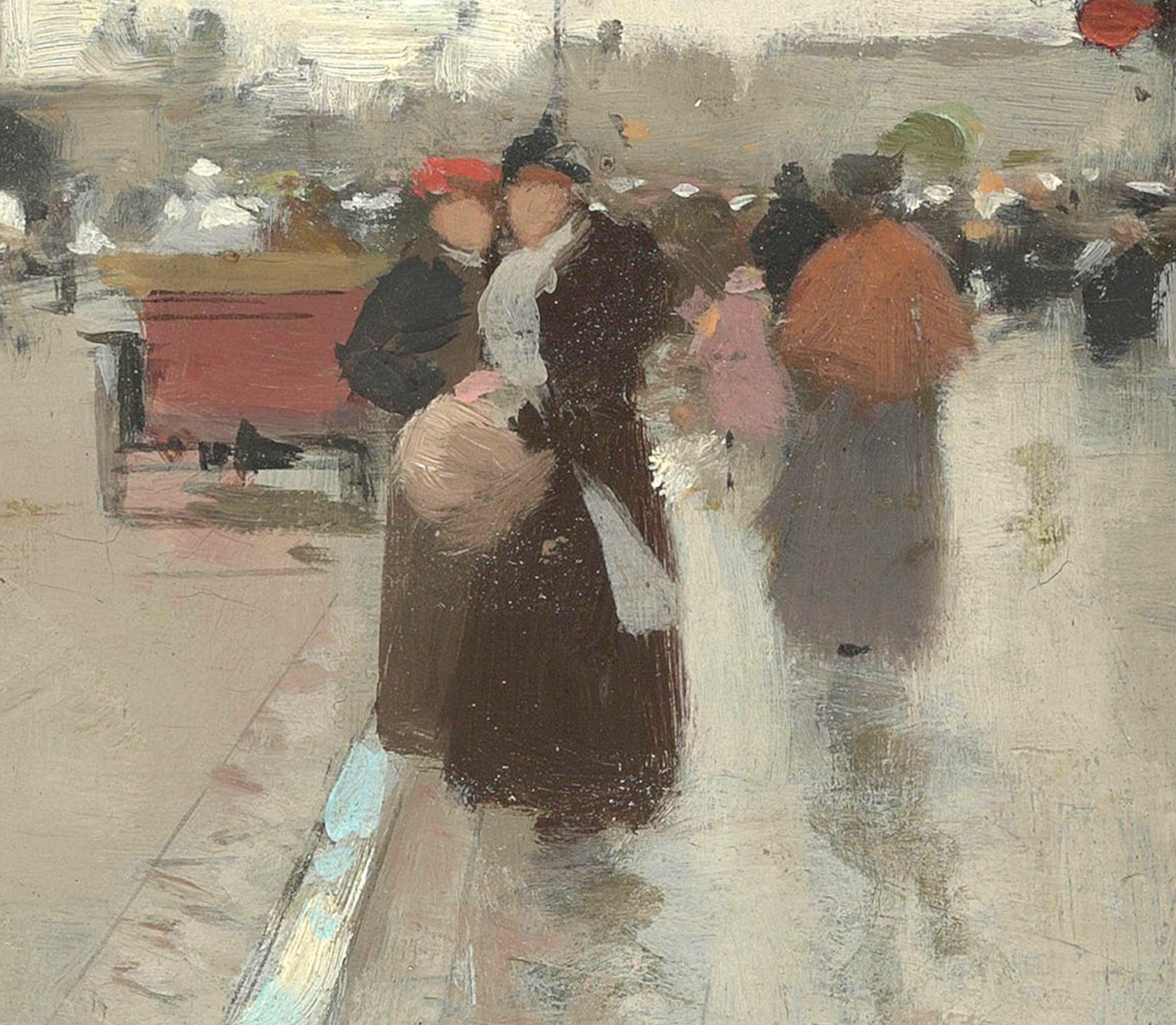 Luigi Loir Fine Art Print: Place de la Bastille, Paris