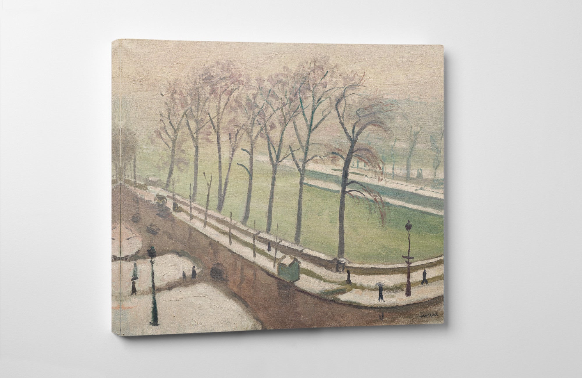 Pont-Neuf under the snow, Albert Marquet, Paris Landscape