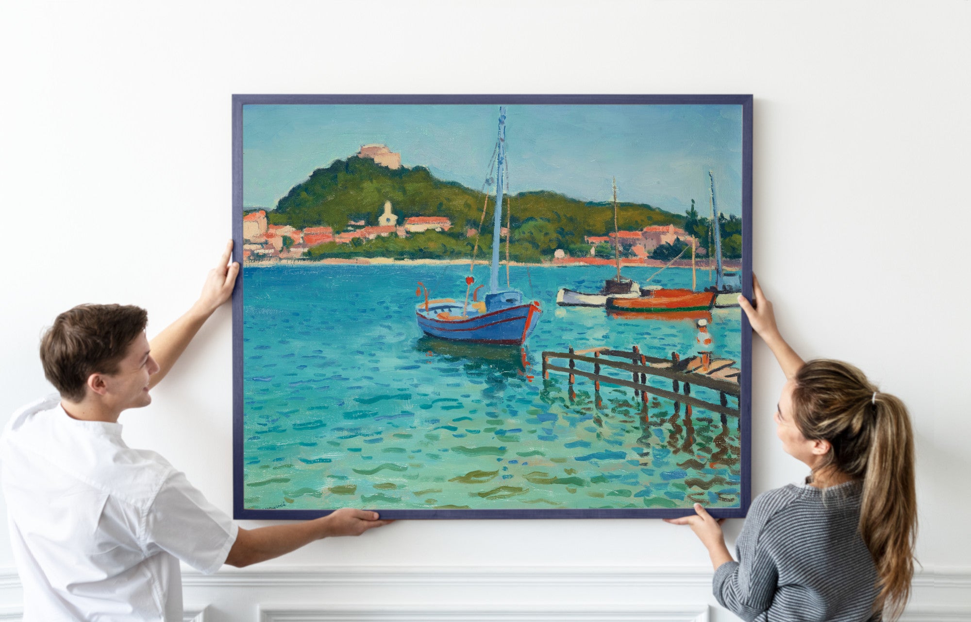 Porquerolles, summer afternoon, Albert Marquet, French Riviera Landscape