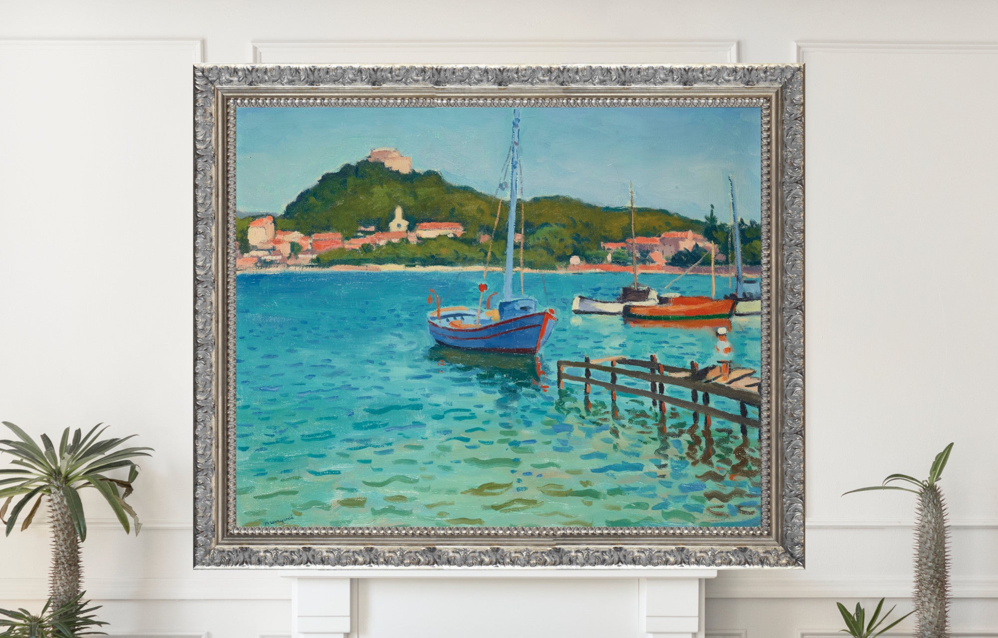 Porquerolles, summer afternoon, Albert Marquet, French Riviera Landscape