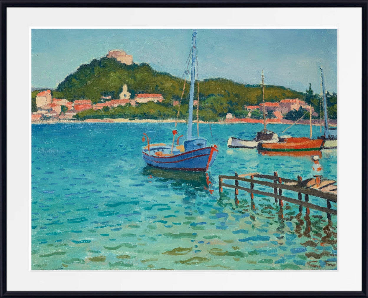 Porquerolles, summer afternoon, Albert Marquet, French Riviera Landscape