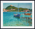 Porquerolles, summer afternoon, Albert Marquet, French Riviera Landscape