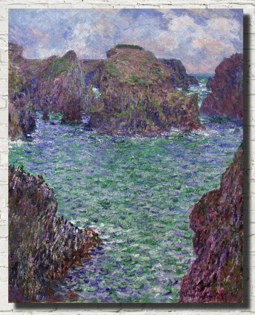 Claude Monet Fine Art Print, port-goulphar belle-île