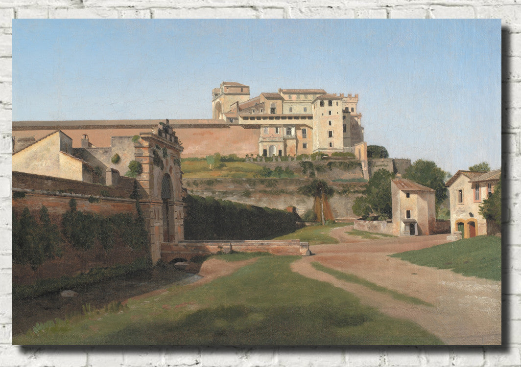 Porta Angelica and Part of the Vatican, C W Eckersberg