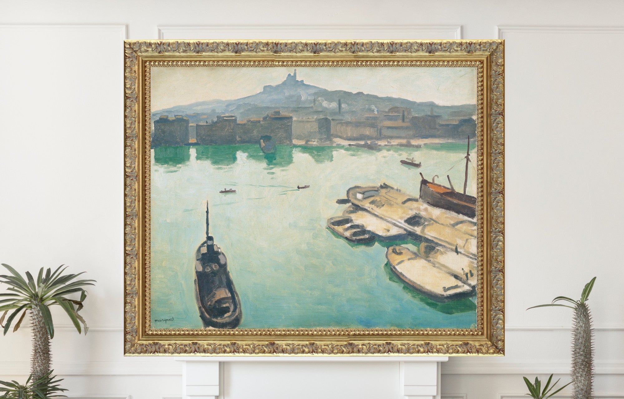 Port of Marseilles, Albert Marquet, French Riviera Landscape