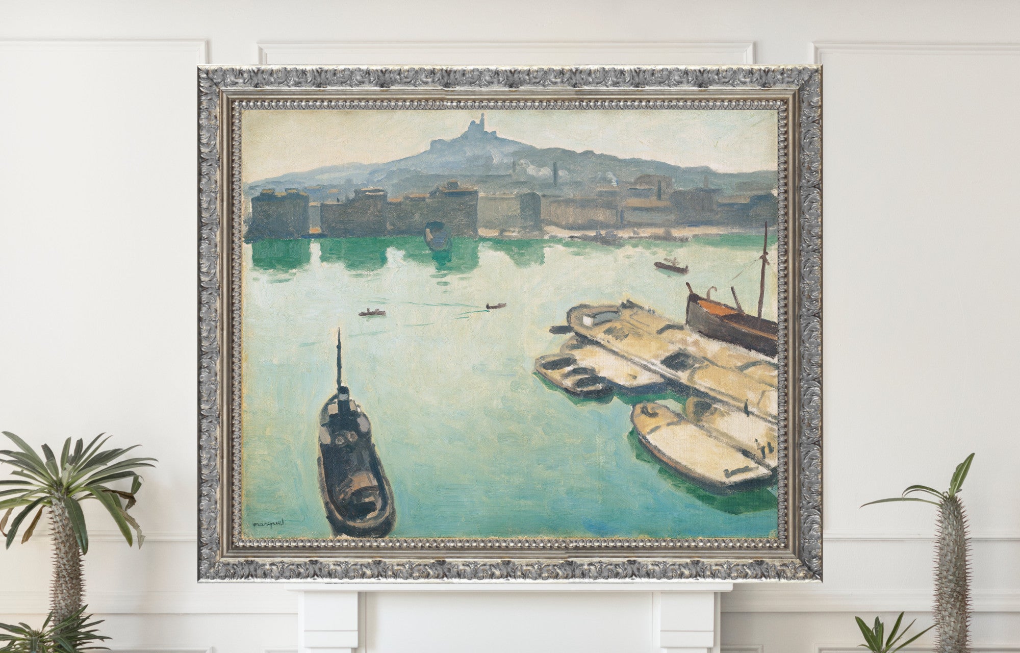 Port of Marseilles, Albert Marquet, French Riviera Landscape