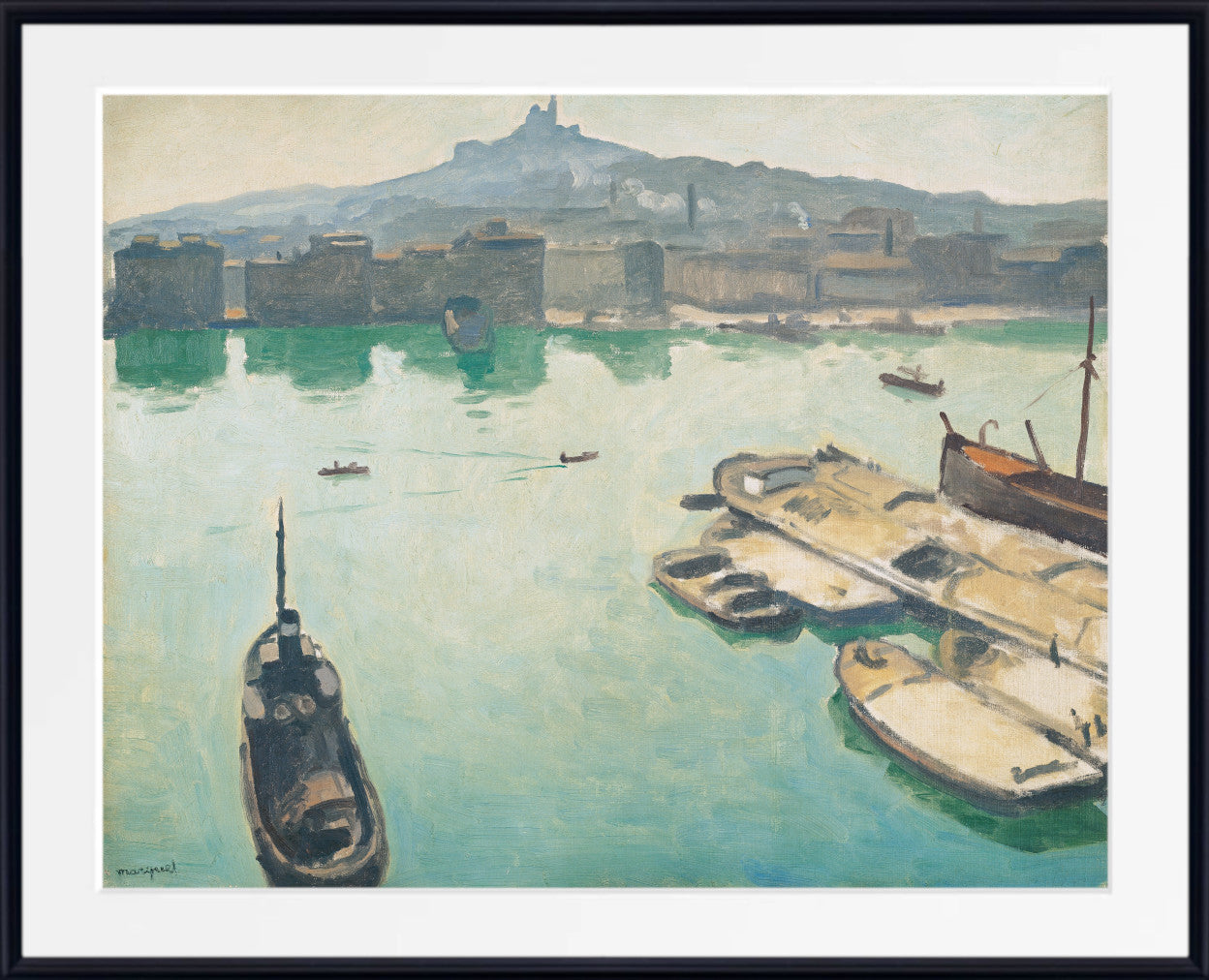 Port of Marseilles, Albert Marquet, French Riviera Landscape