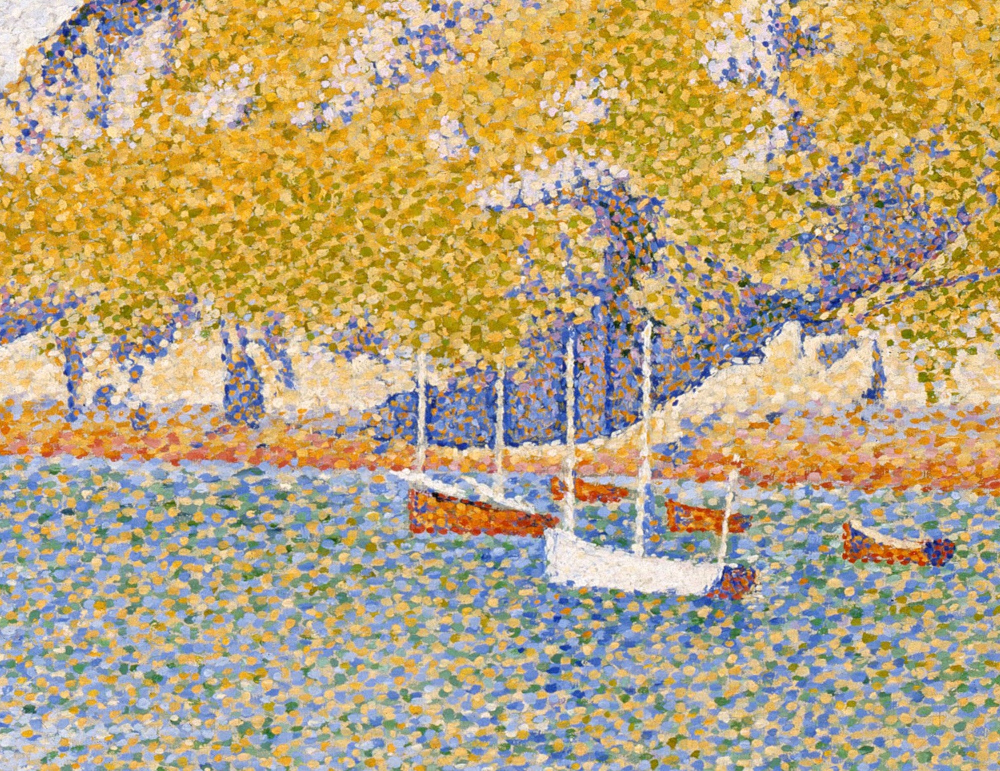 Paul Signac Fine Art Print, Port of Saint-Cast