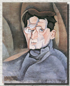 Juan Gris Crystal Cubism Fine Art Print, Portrait Maurice Raynal