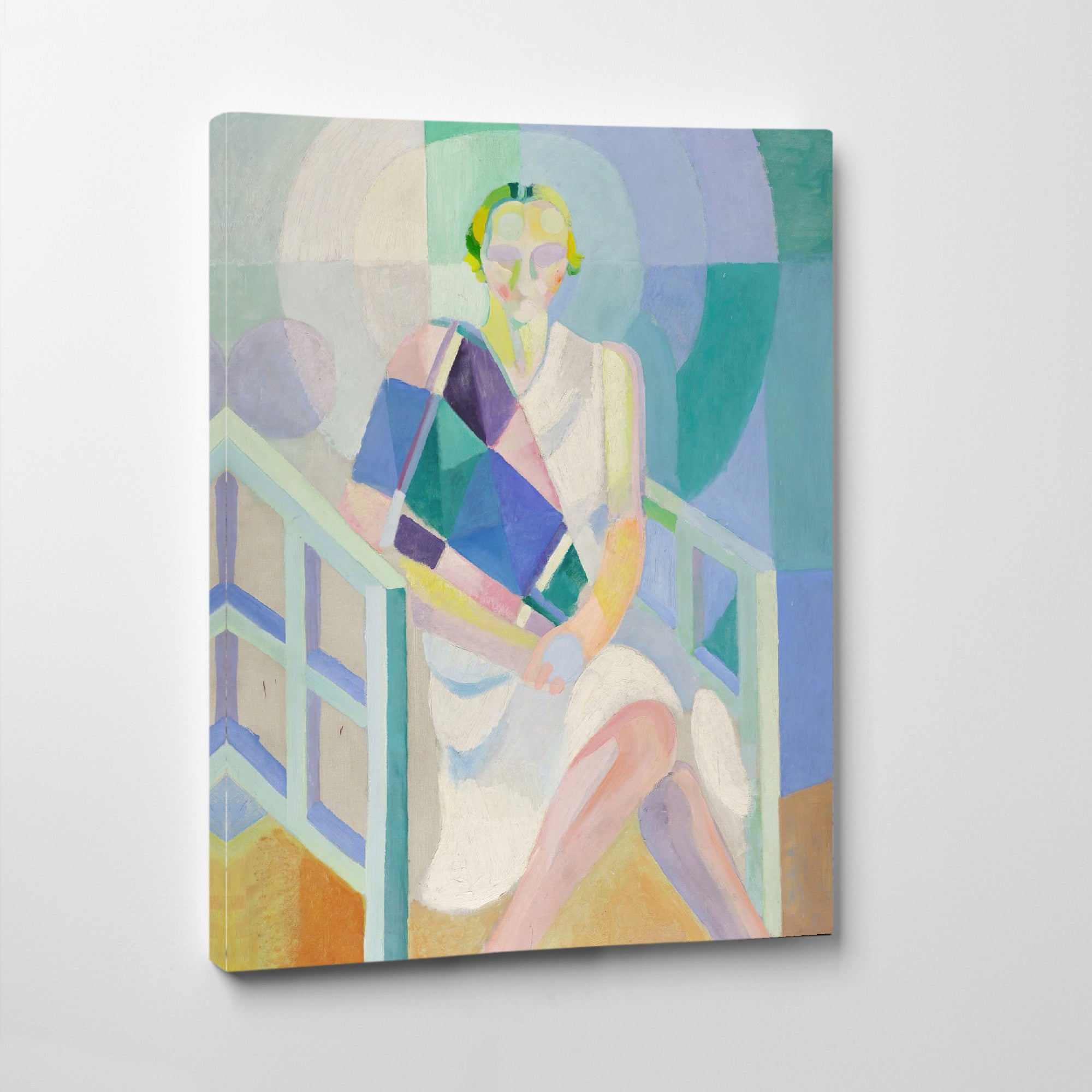 Robert Delaunay, Portrait of Madame Heim