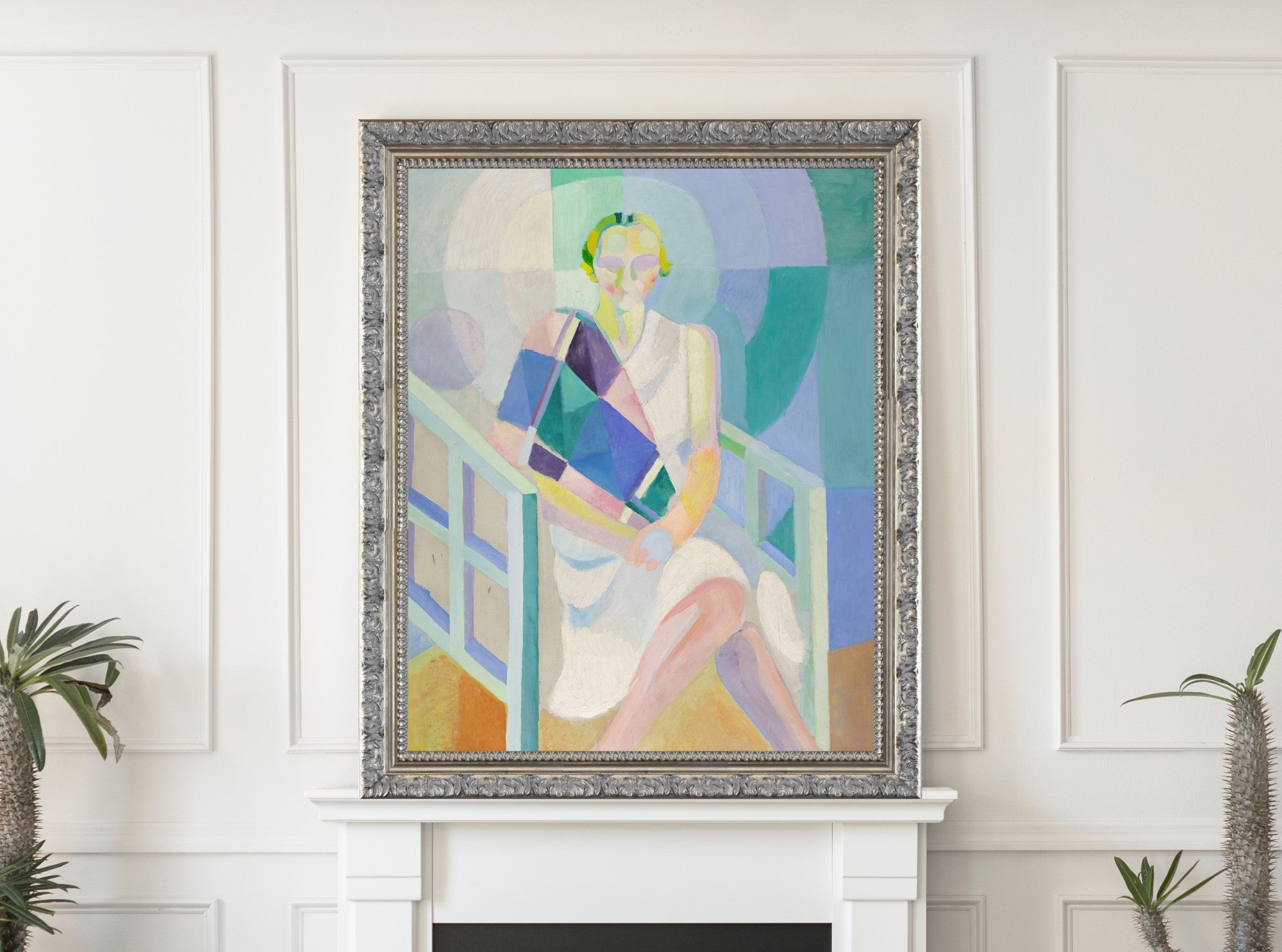 Robert Delaunay, Portrait of Madame Heim