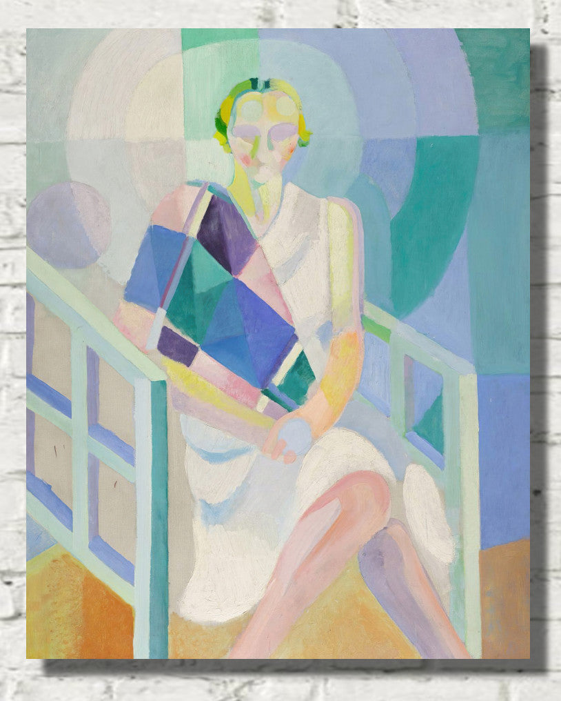 Robert Delaunay, Portrait of Madame Heim