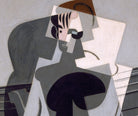 Juan Gris Crystal Cubism Fine Art Print : Portrait of Madame Josette Gris