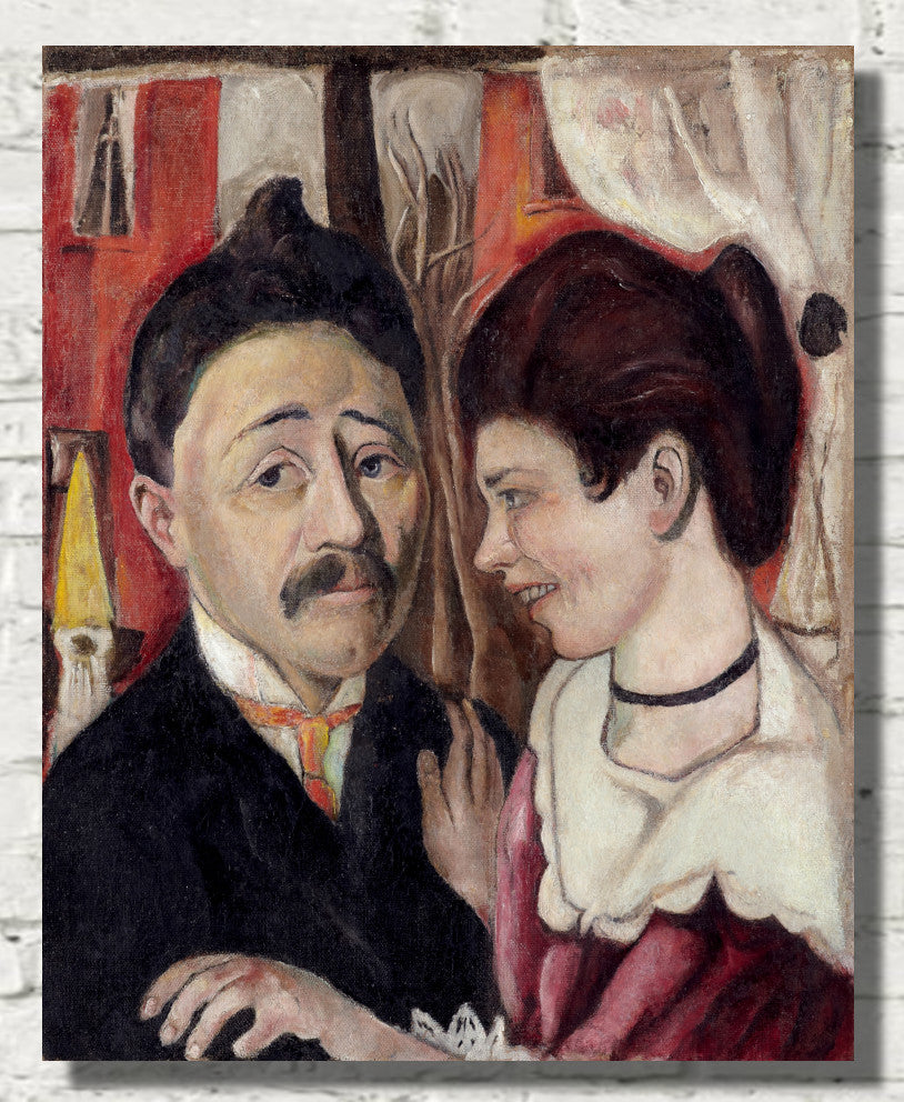 Max Beckmann, Portrait of Carl Couple (1918)- New Objectivity