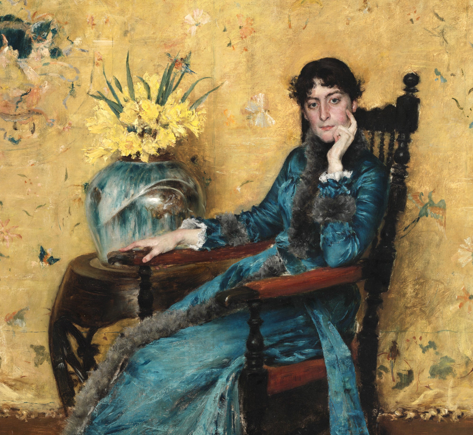 William Merritt Chase Fine Art Print, Portrait of Dora Wheeler