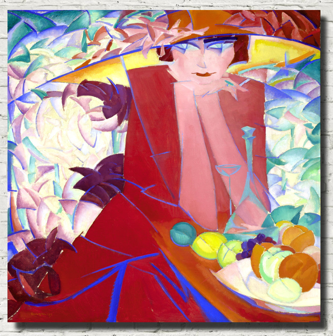 Leo Gestel Fine Art Print, Portrait of Else Berg