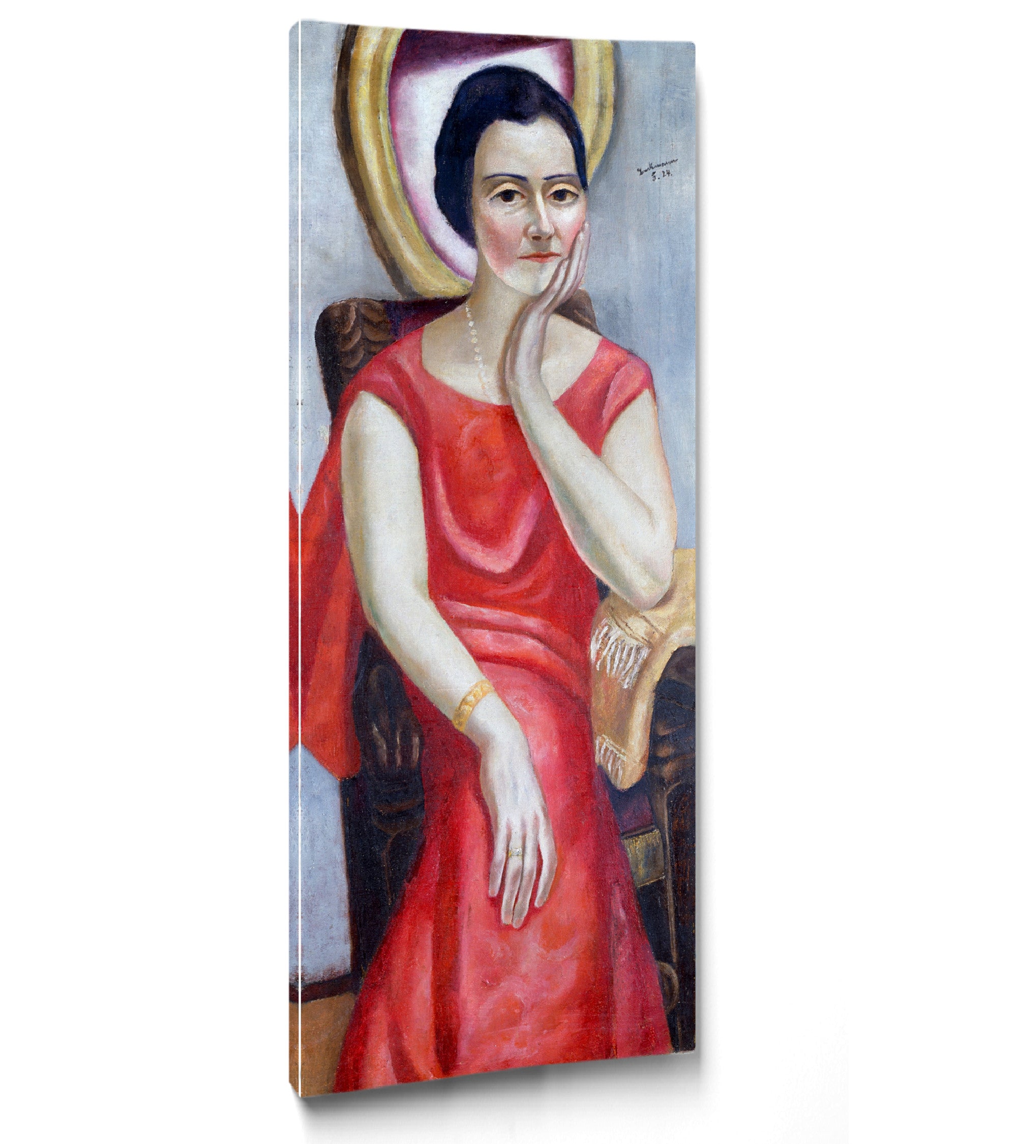 Max Beckmann, Portrait of Käthe von Porada (1924) - New Objectivity