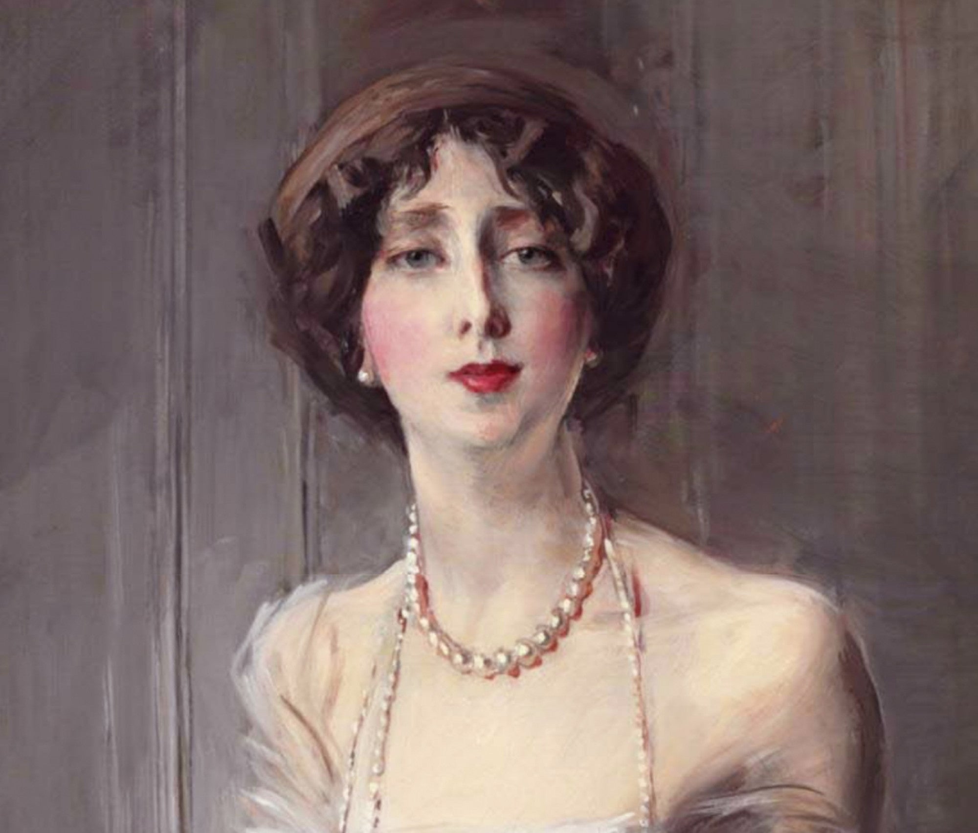 Giovanni Boldini Fine Art Print, Portrait of Madame Doyen