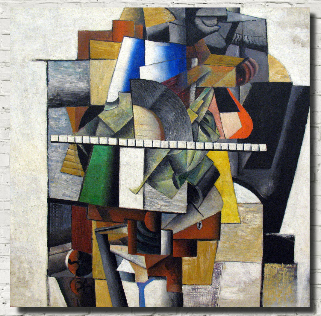 Kazimir Malevich Fine Art Print, Portrait of Mikhail Matyushin
